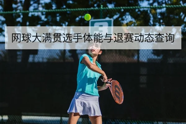 网球大满贯选手体能与退赛动态查询